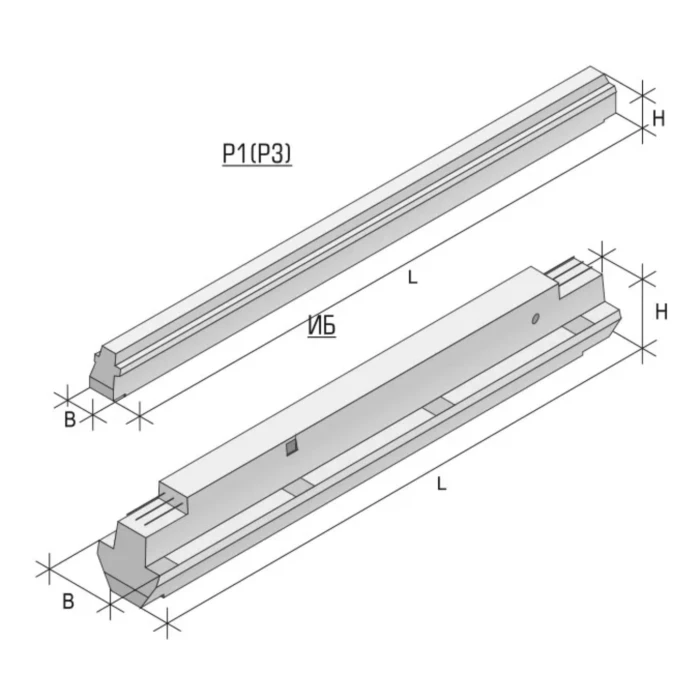 Ригель железобетонный Р3-11-3С