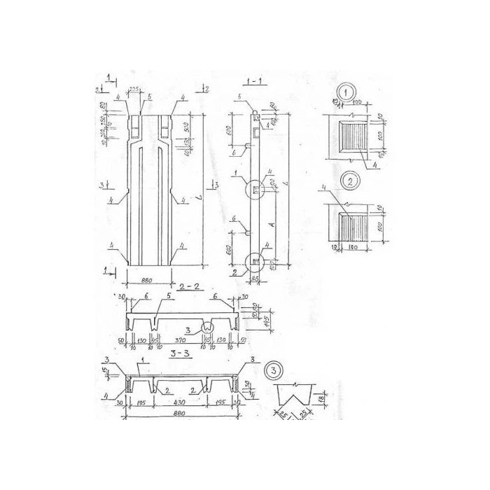 Панель стеновая 4ВБ 300.14.34