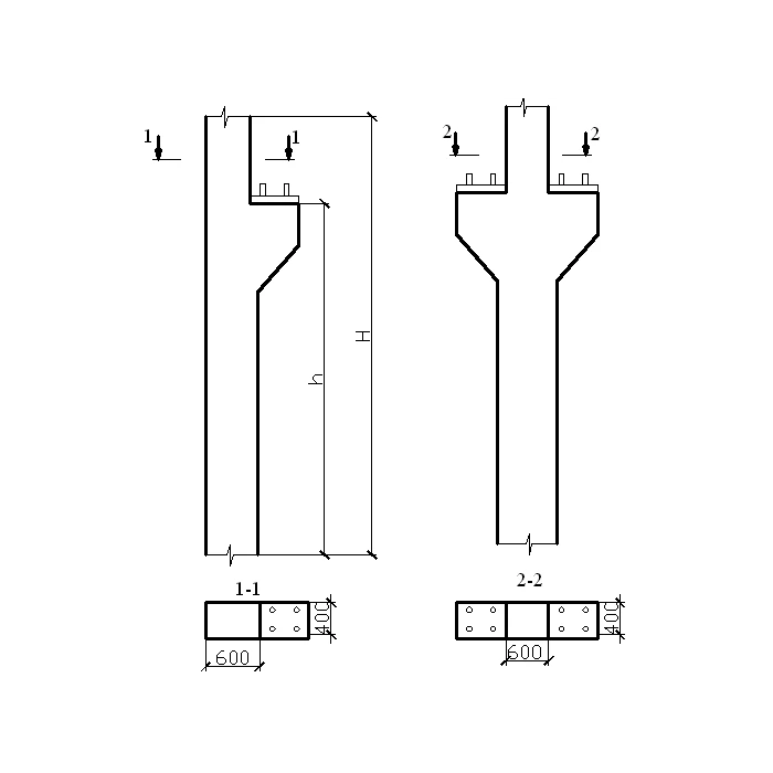Колонна железобетонная 6к 132-6