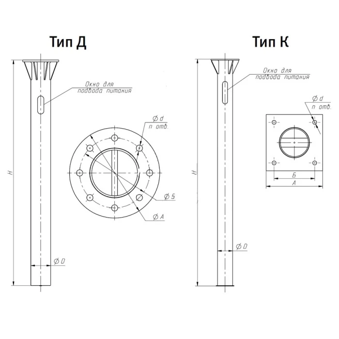 Фундамент серии 3.407.9-146 под опоры освещения ЗФ-24/8/Д310-3,3-б